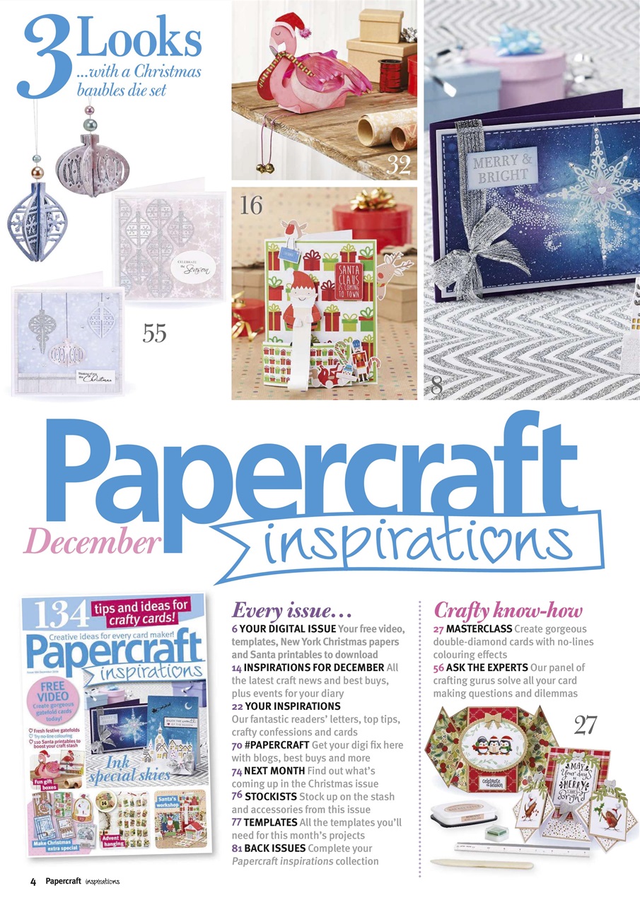 Papercraft Inspirations Preview Pages