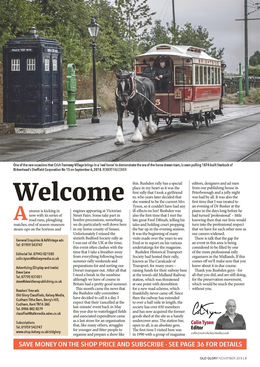 Old Glory Magazine Preview Pages