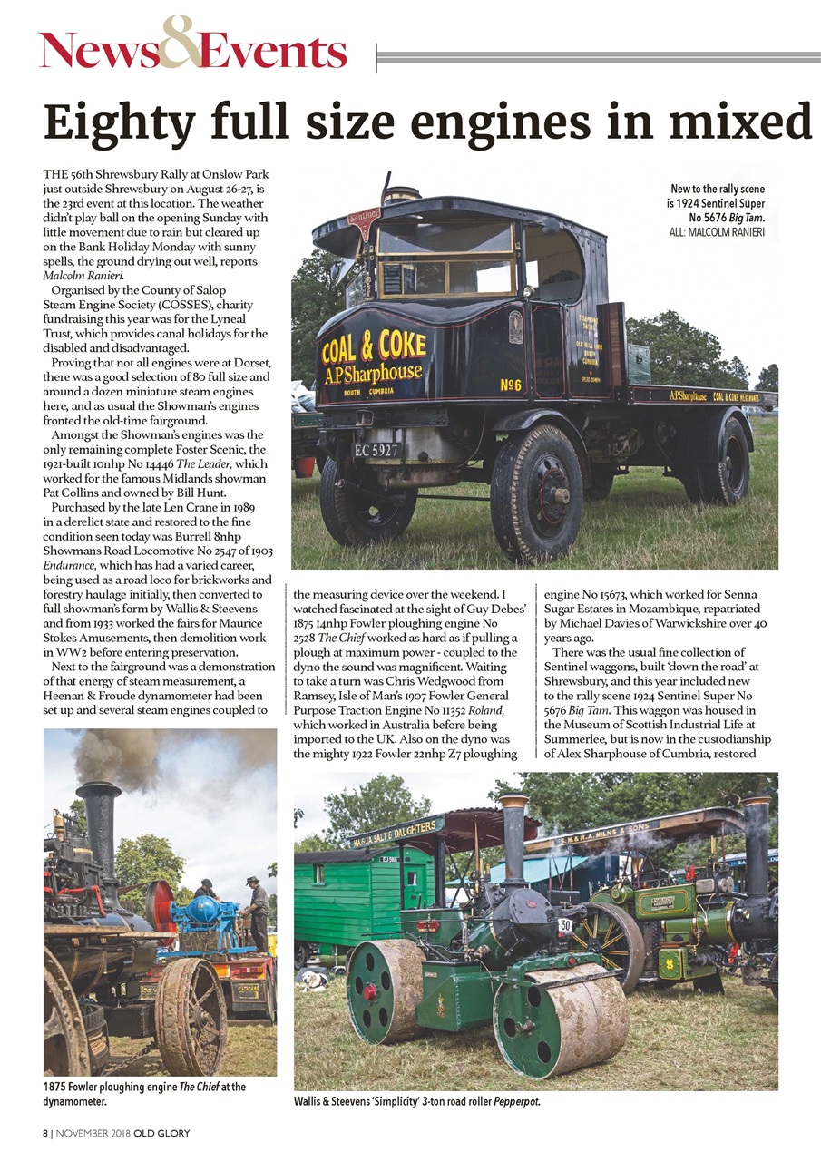 Old Glory Magazine Preview Pages