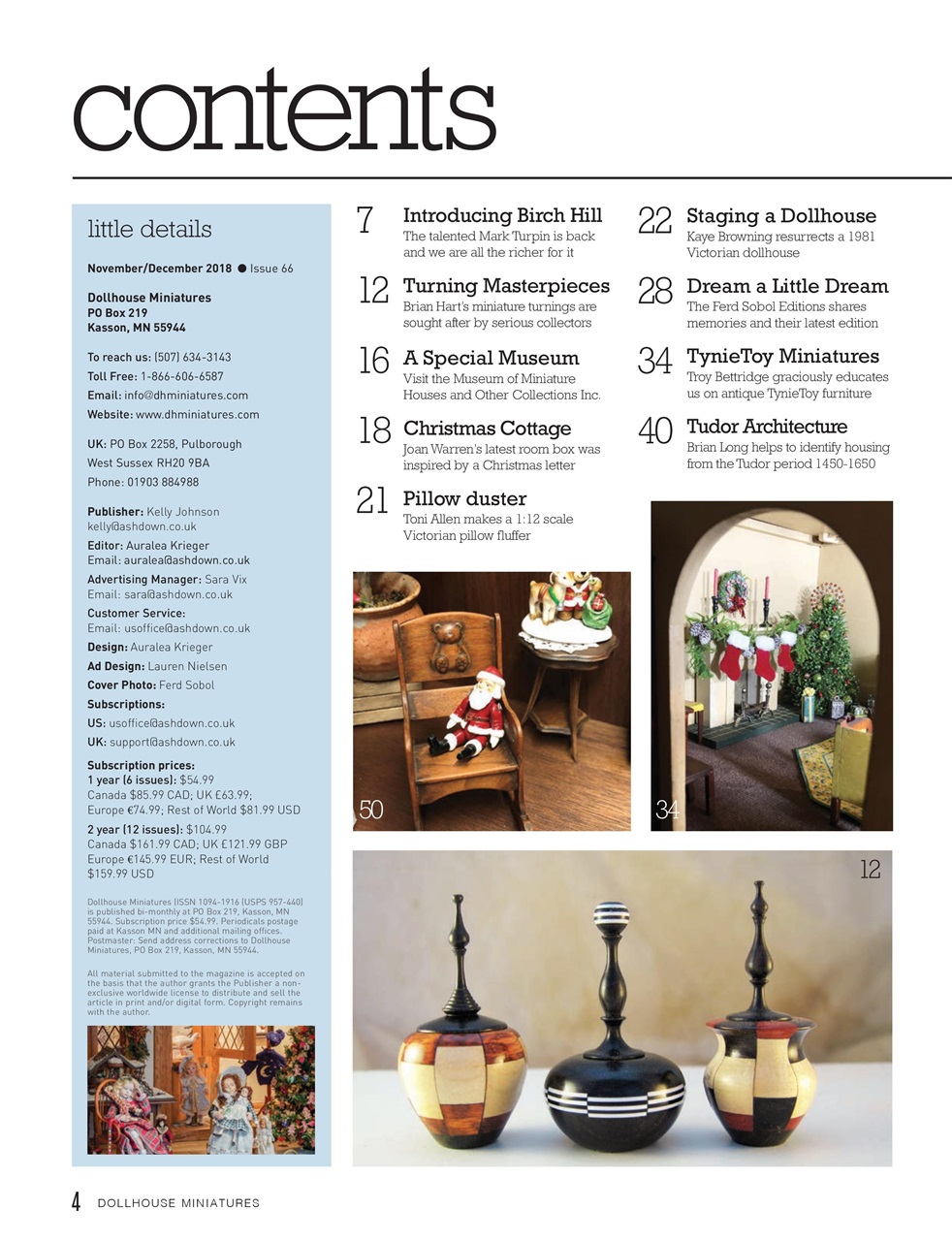 Dollhouse Miniatures Preview Pages