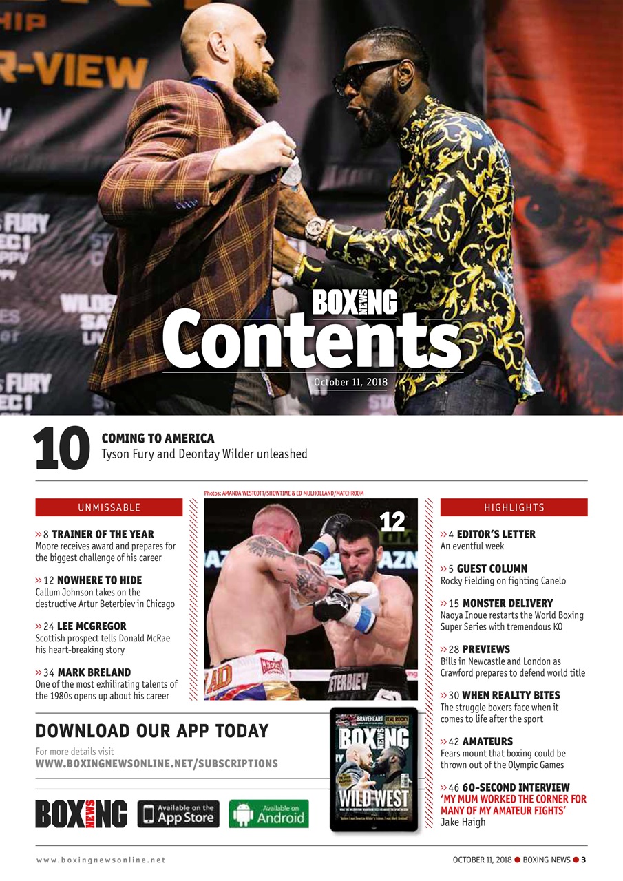 Boxing News Preview Pages