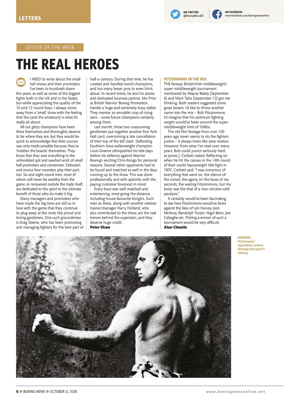 Boxing News Preview Pages