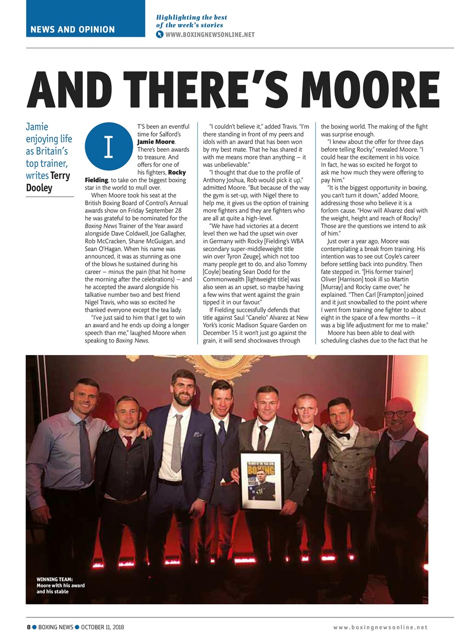 Boxing News Preview Pages