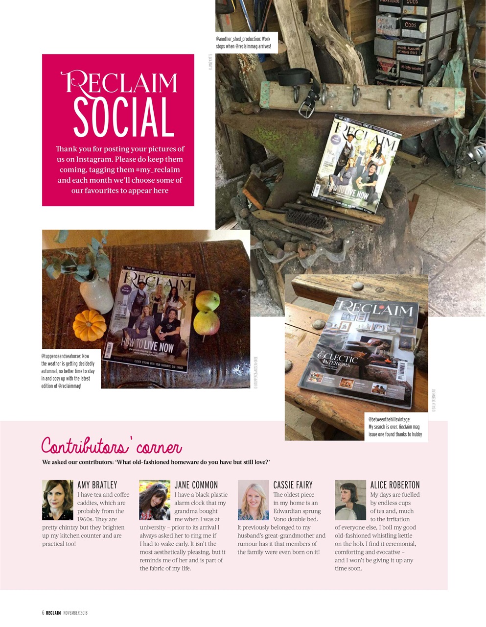 Reclaim Preview Pages