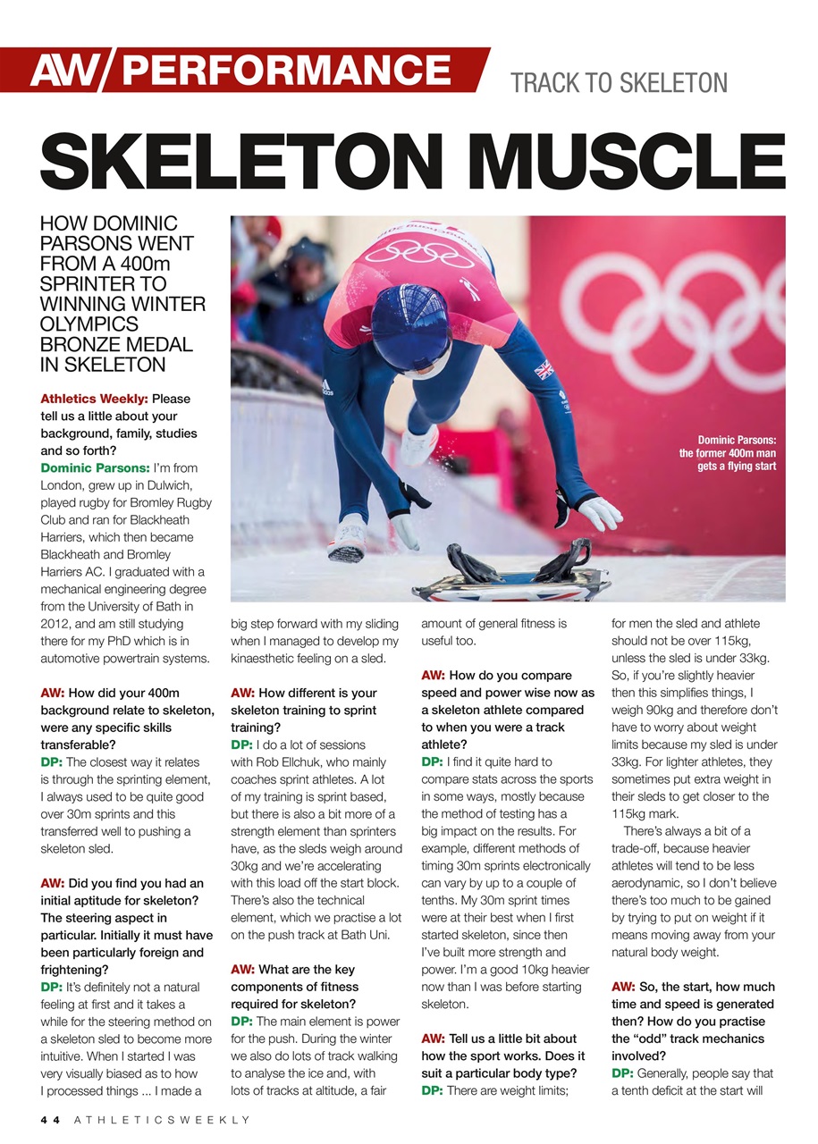 AW – Athletics Weekly Magazine Preview Pages