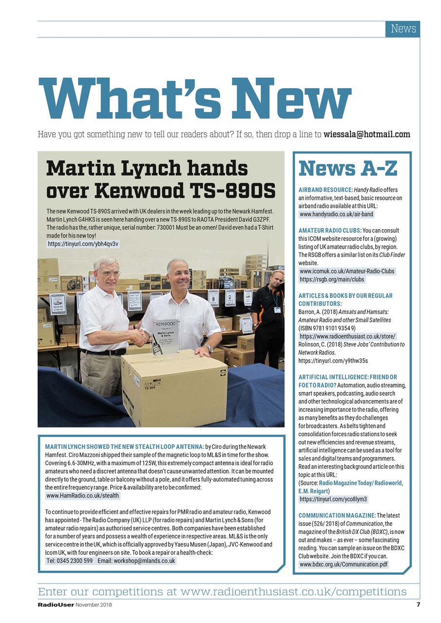 Radio User Preview Pages