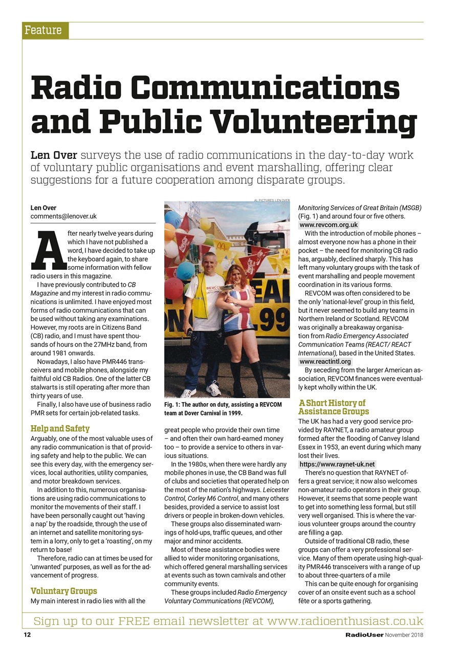 Radio User Preview Pages