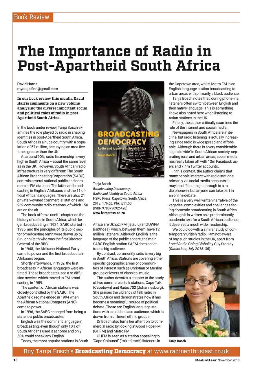 Radio User Preview Pages