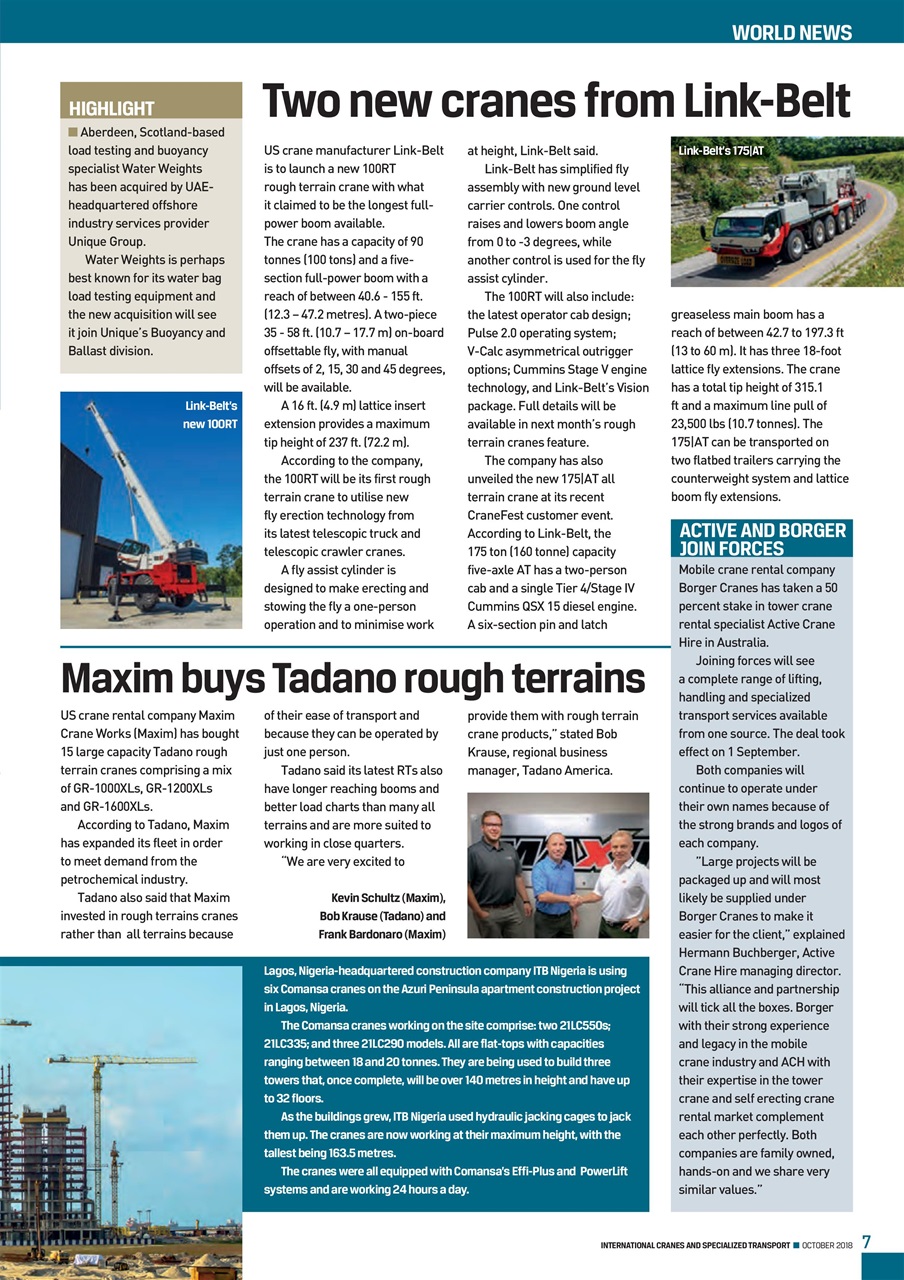 Int. Cranes and Specialized Transp Preview Pages