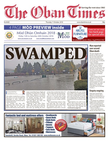 The Oban Times & Lochaber Times issue 11 October 2018