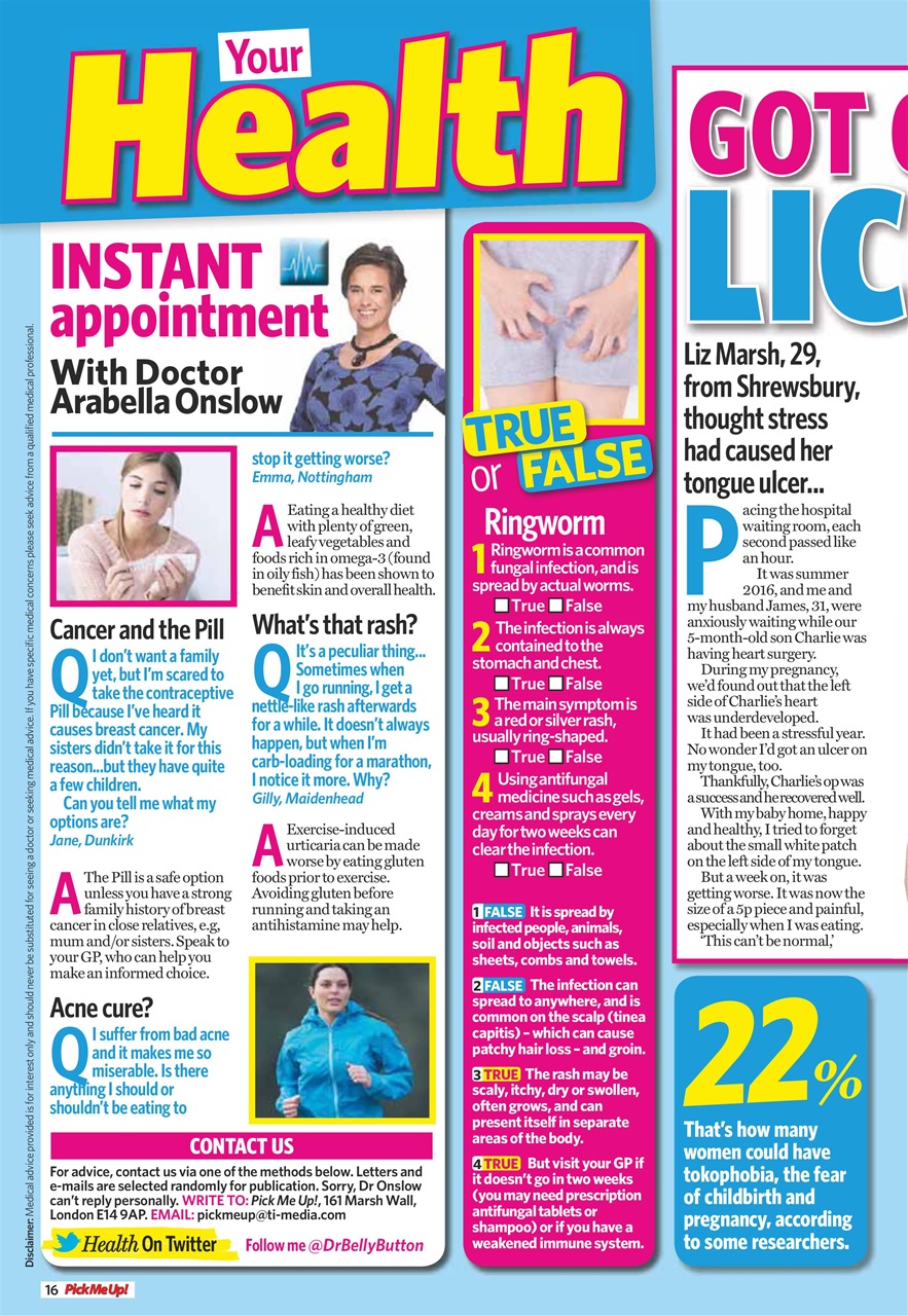 Pick Me Up Preview Pages