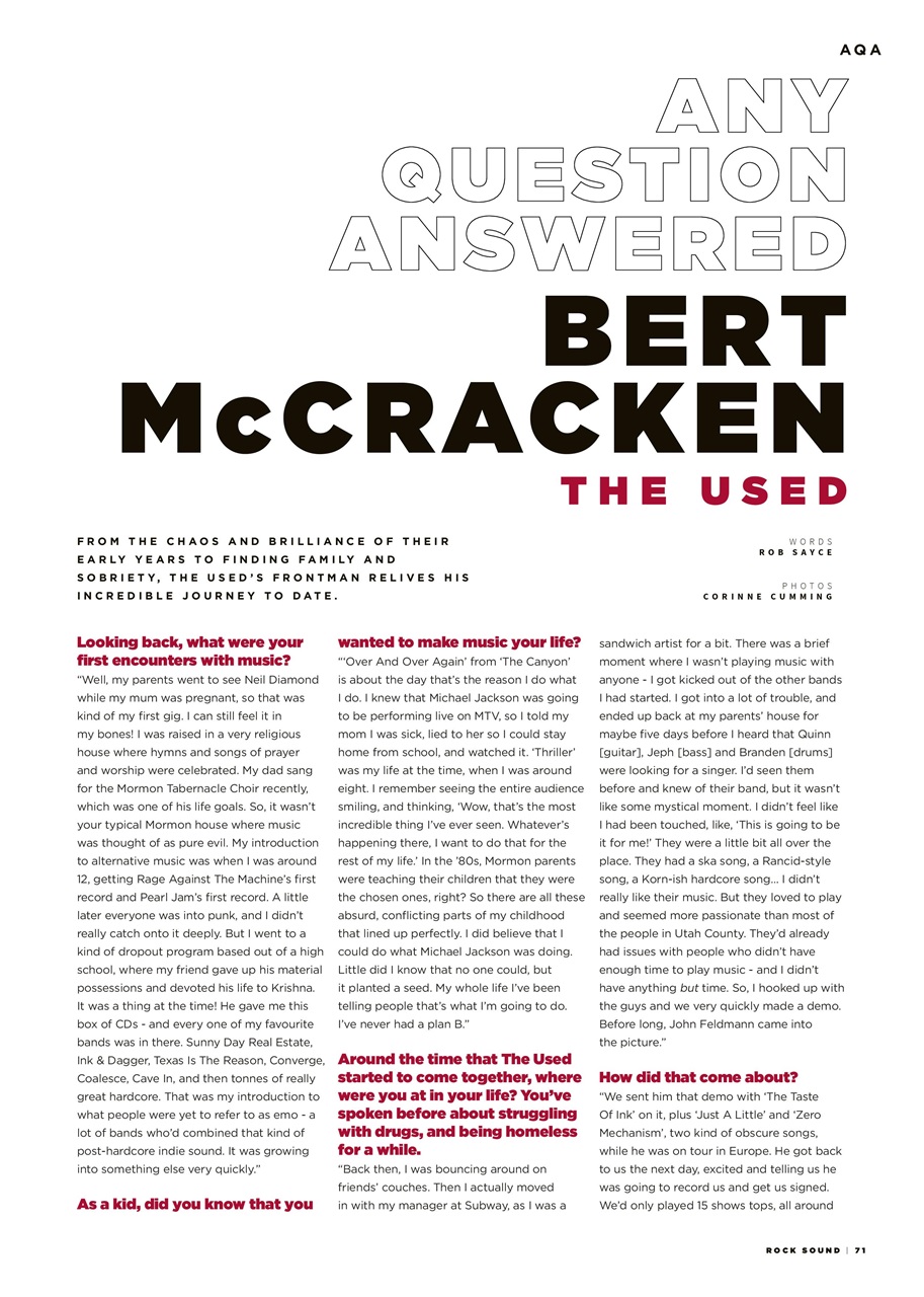 Rock Sound Magazine Preview Pages