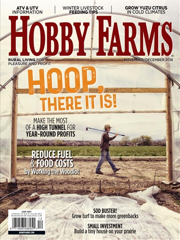 Hobby Farms Magazine issue NovDec 2018