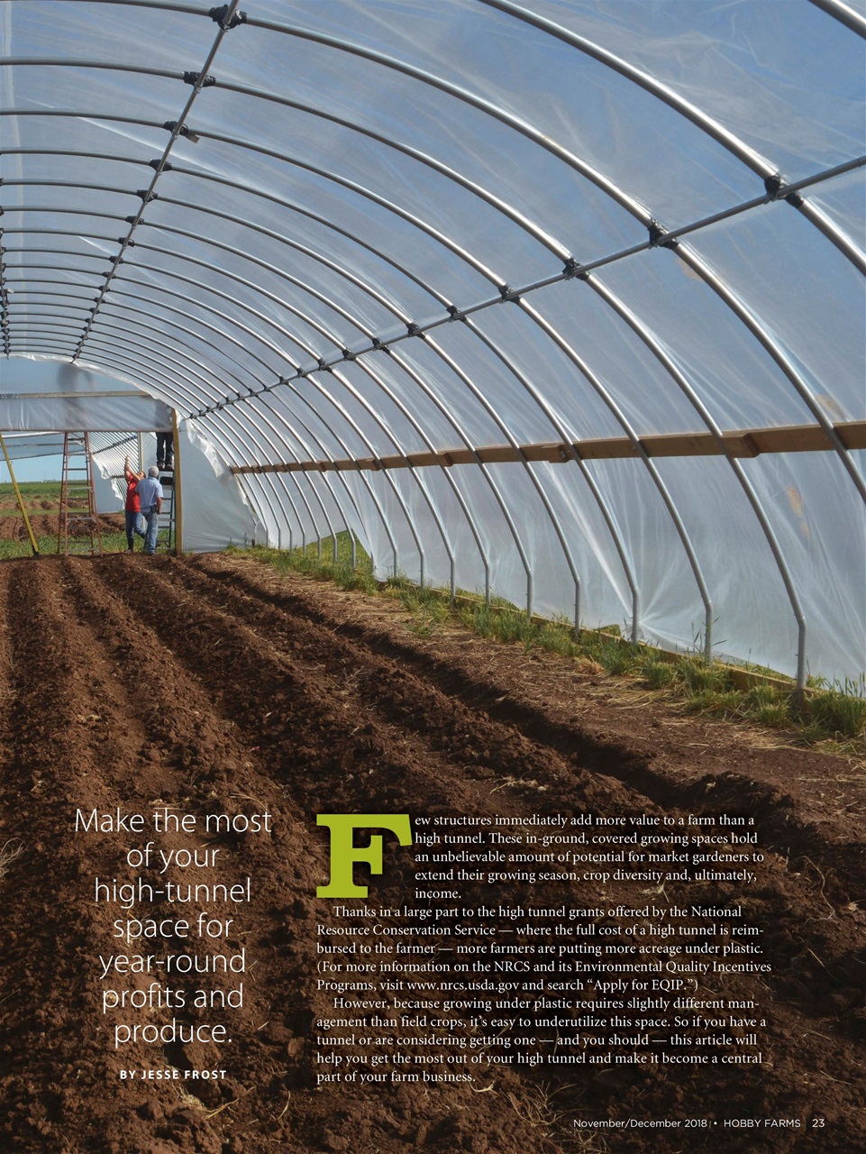 Hobby Farms Magazine Preview Pages