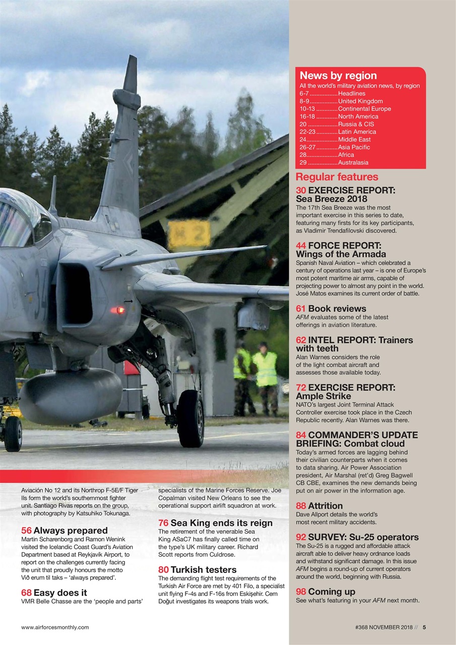 AirForces Monthly Preview Pages