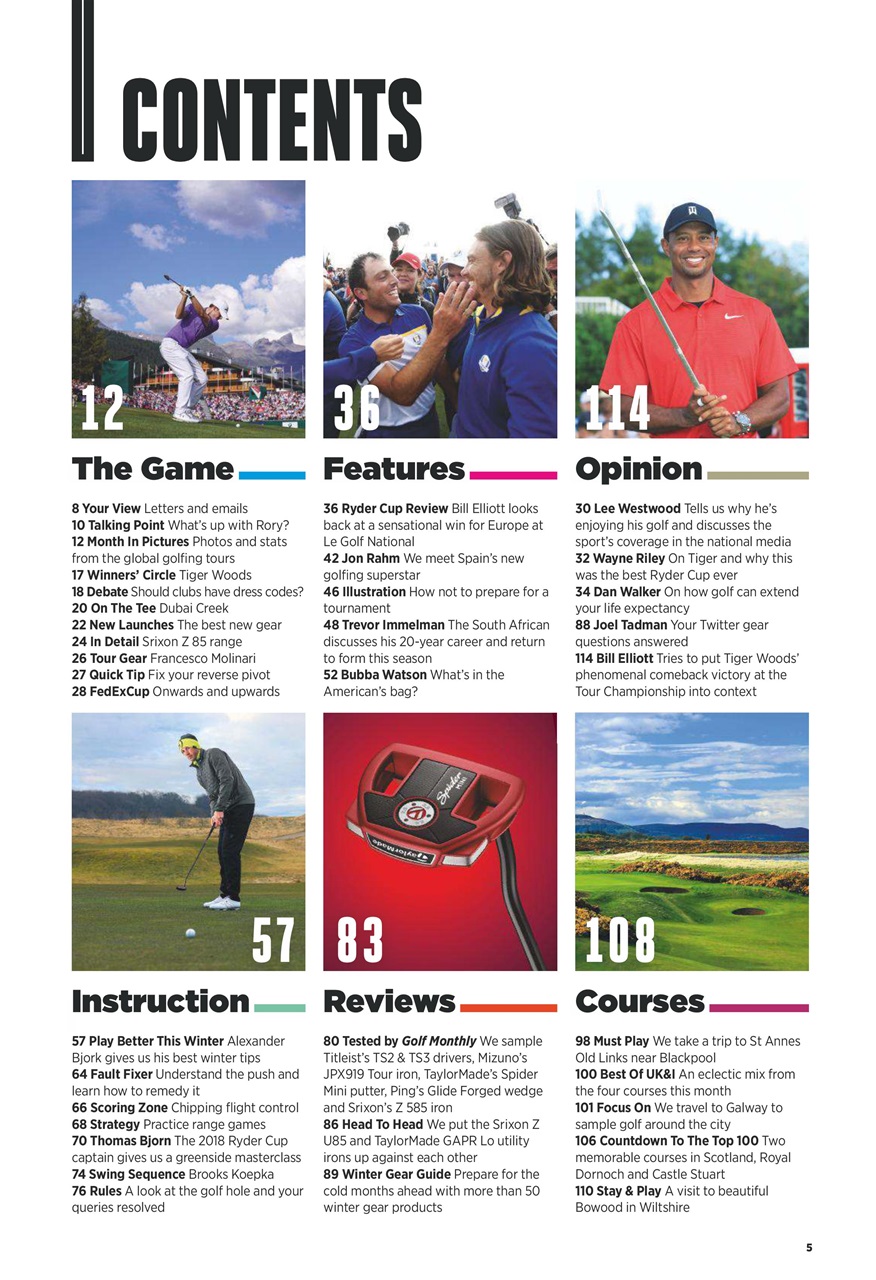 Golf Monthly Preview Pages