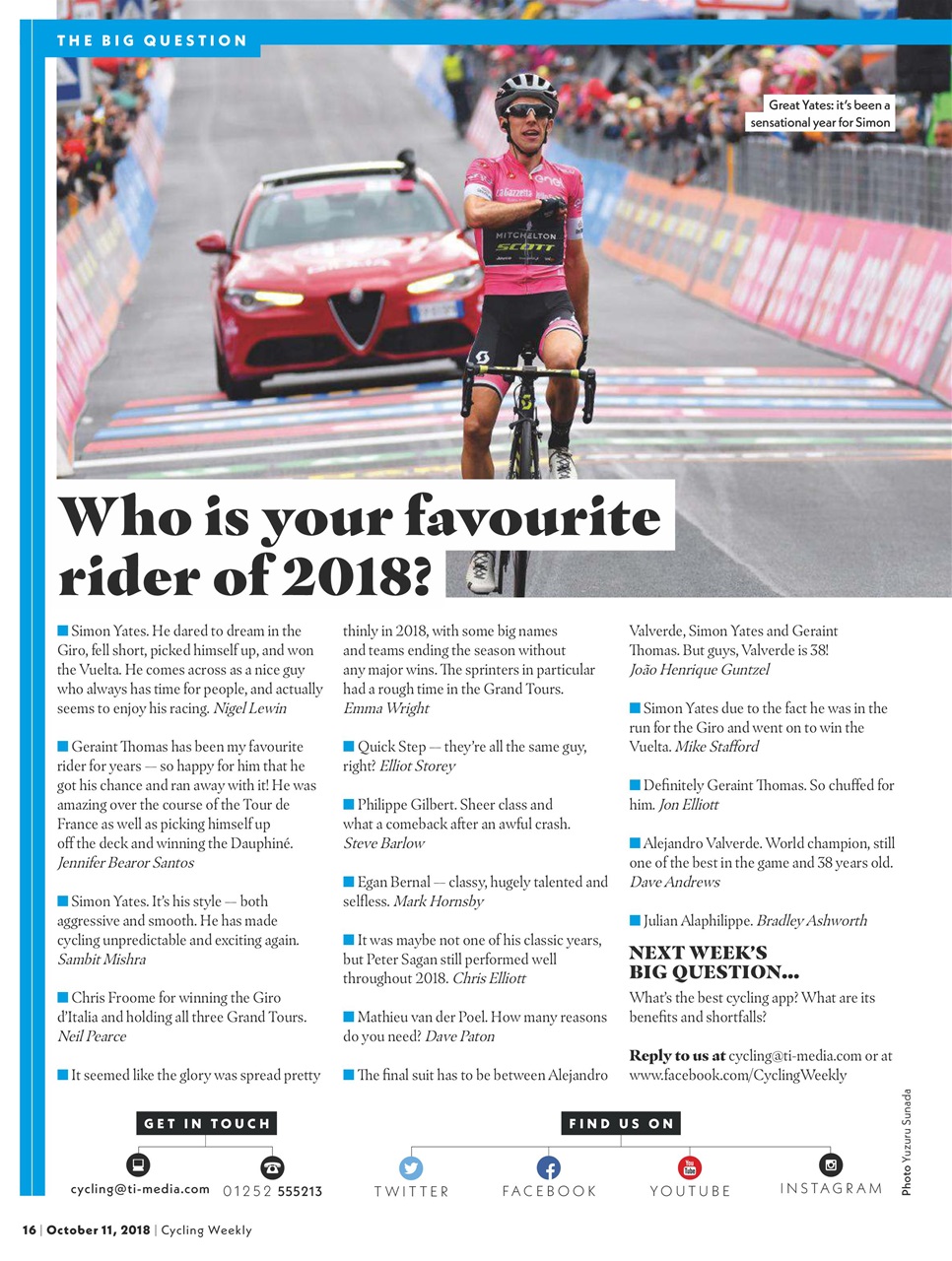 Cycling Weekly Preview Pages