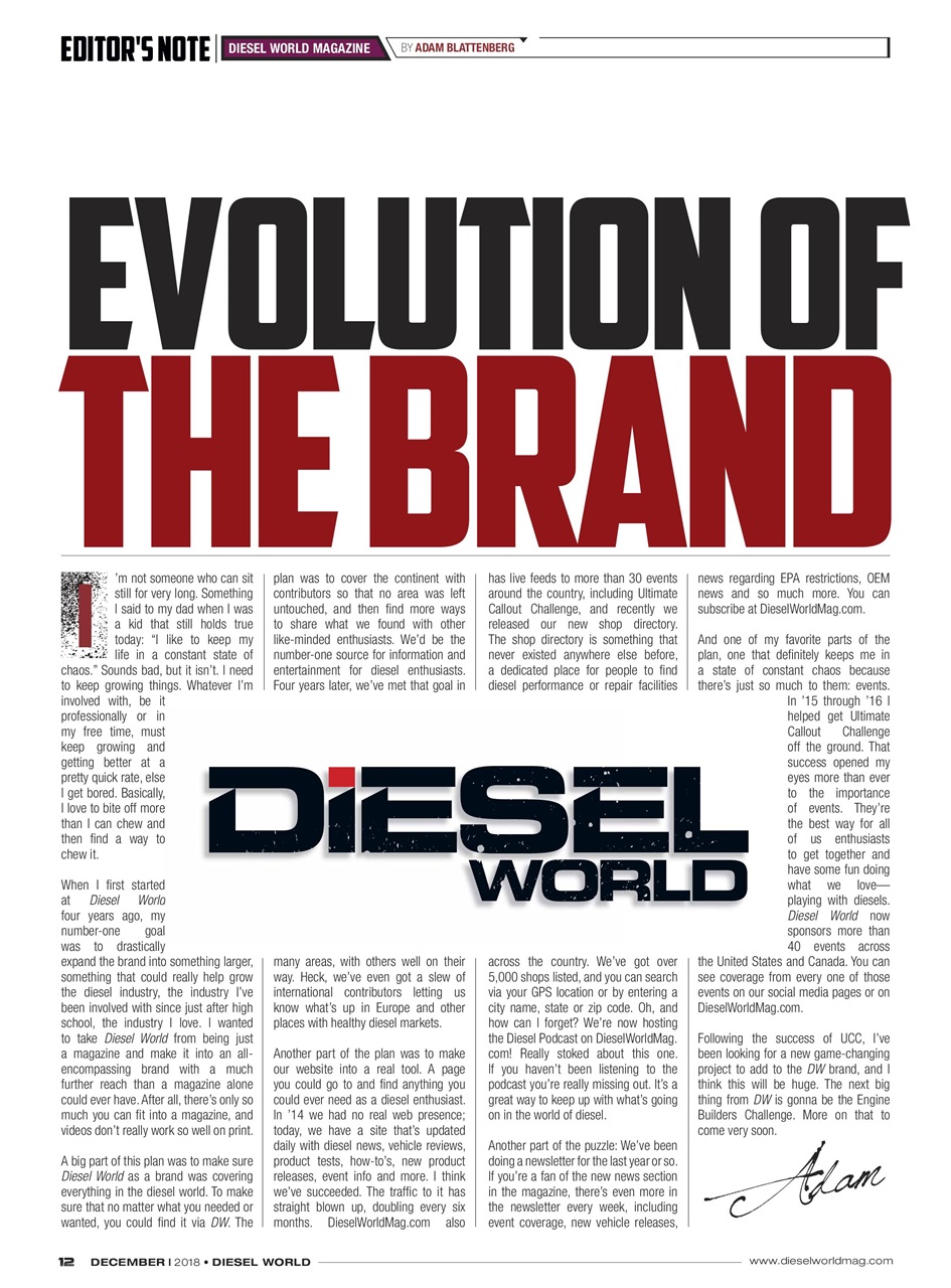 Diesel World Preview Pages