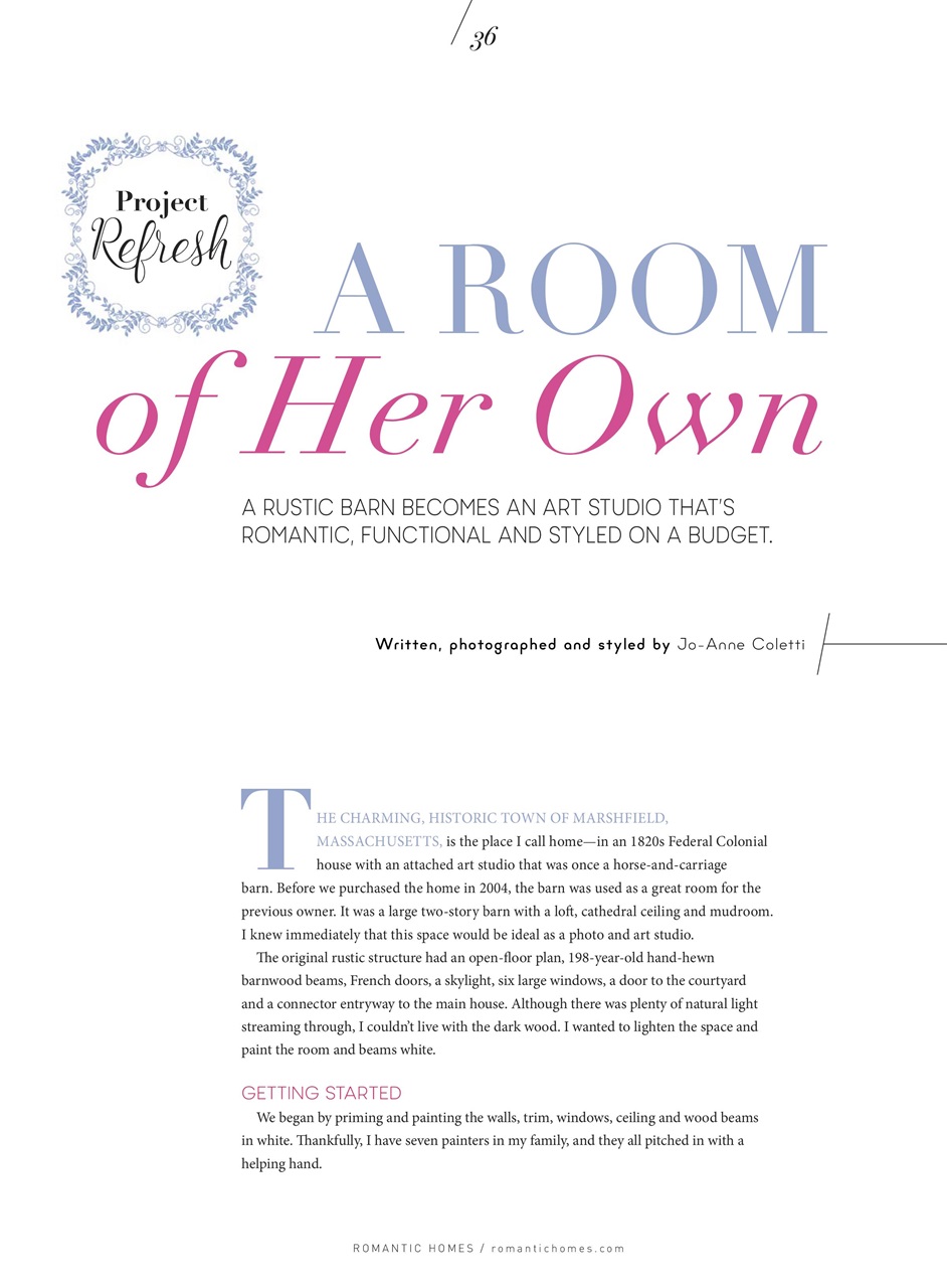 Romantic Homes Preview Pages