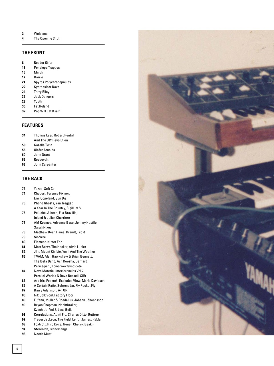 Electronic Sound Preview Pages