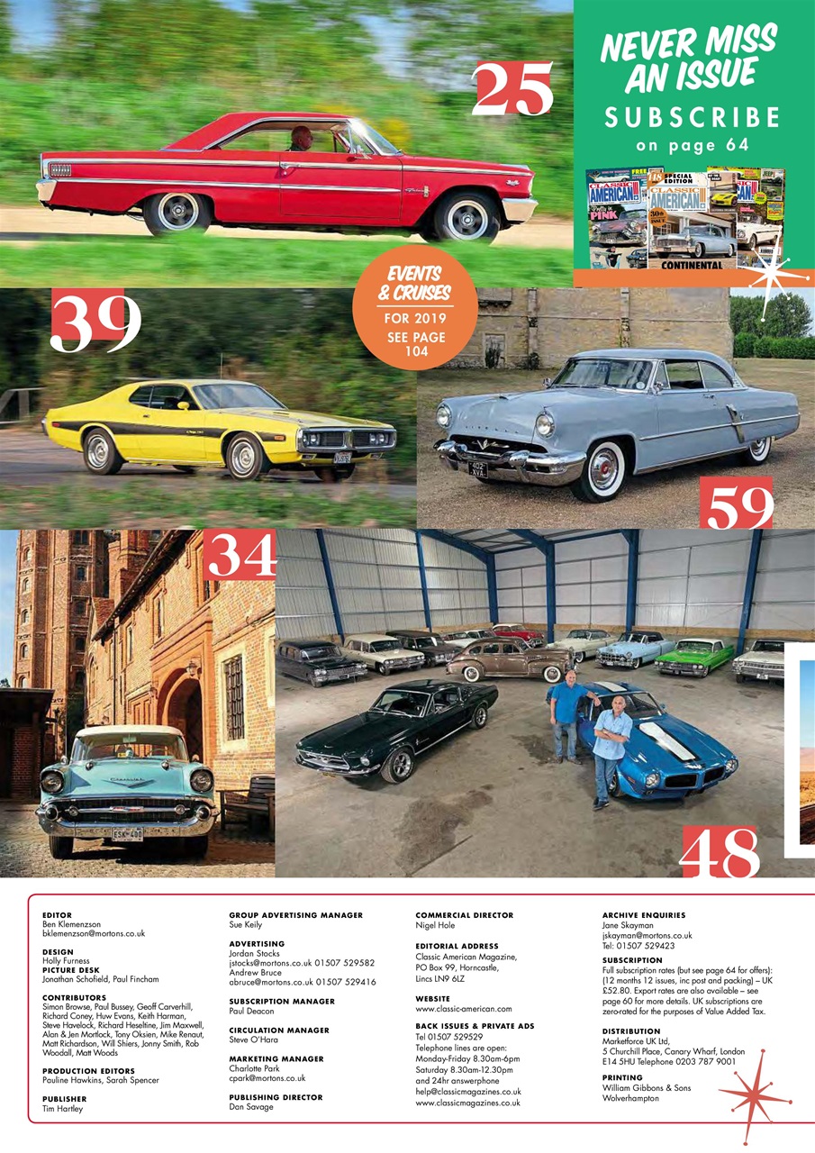 Classic American Magazine Preview Pages