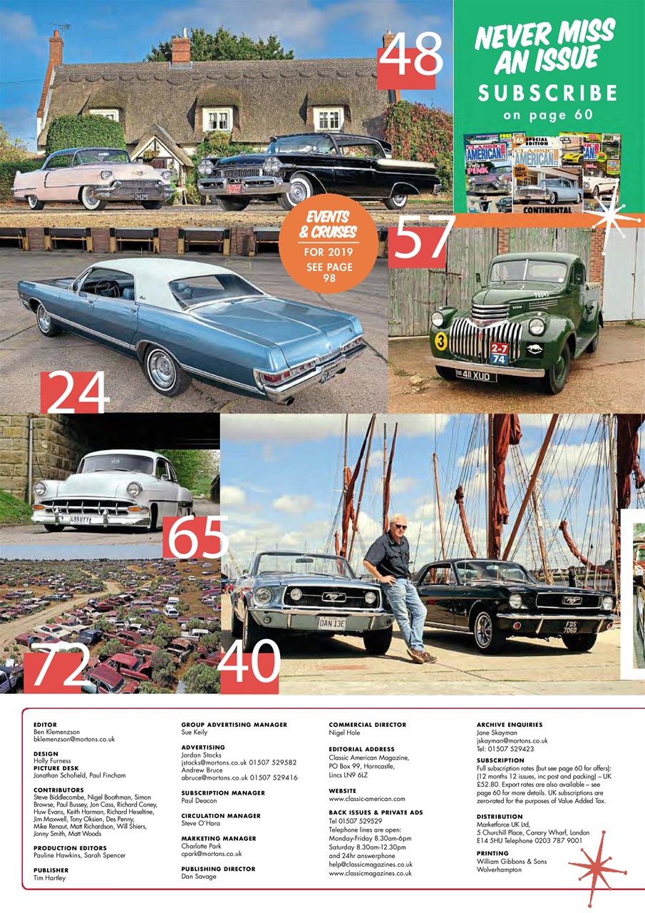 Classic American Magazine Preview Pages