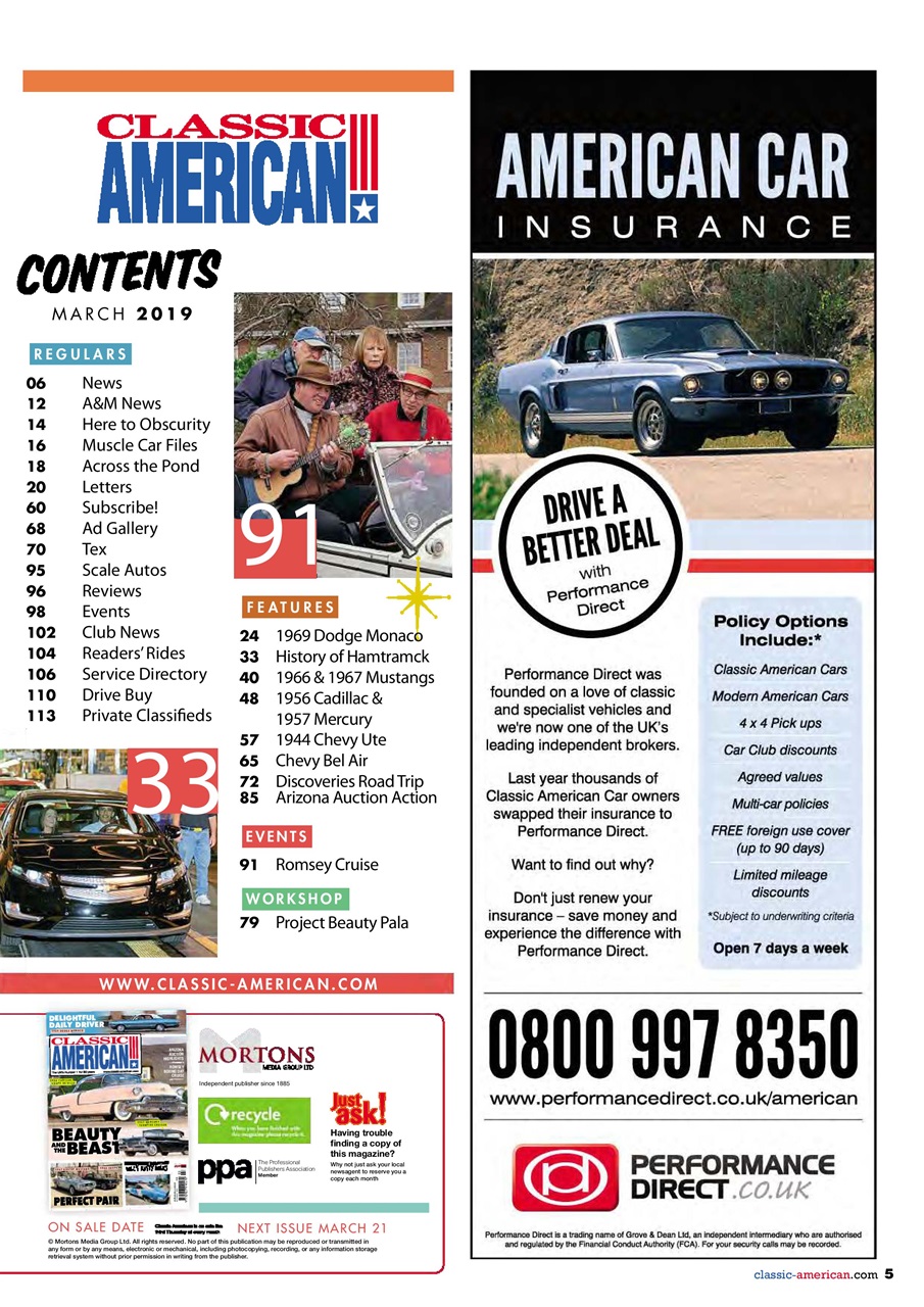 Classic American Magazine Preview Pages