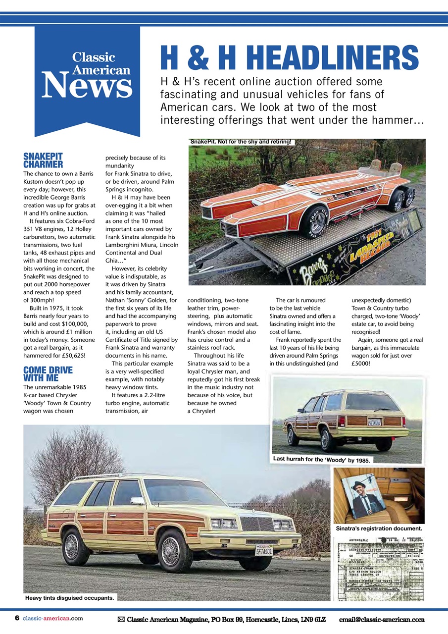 Classic American Magazine Preview Pages