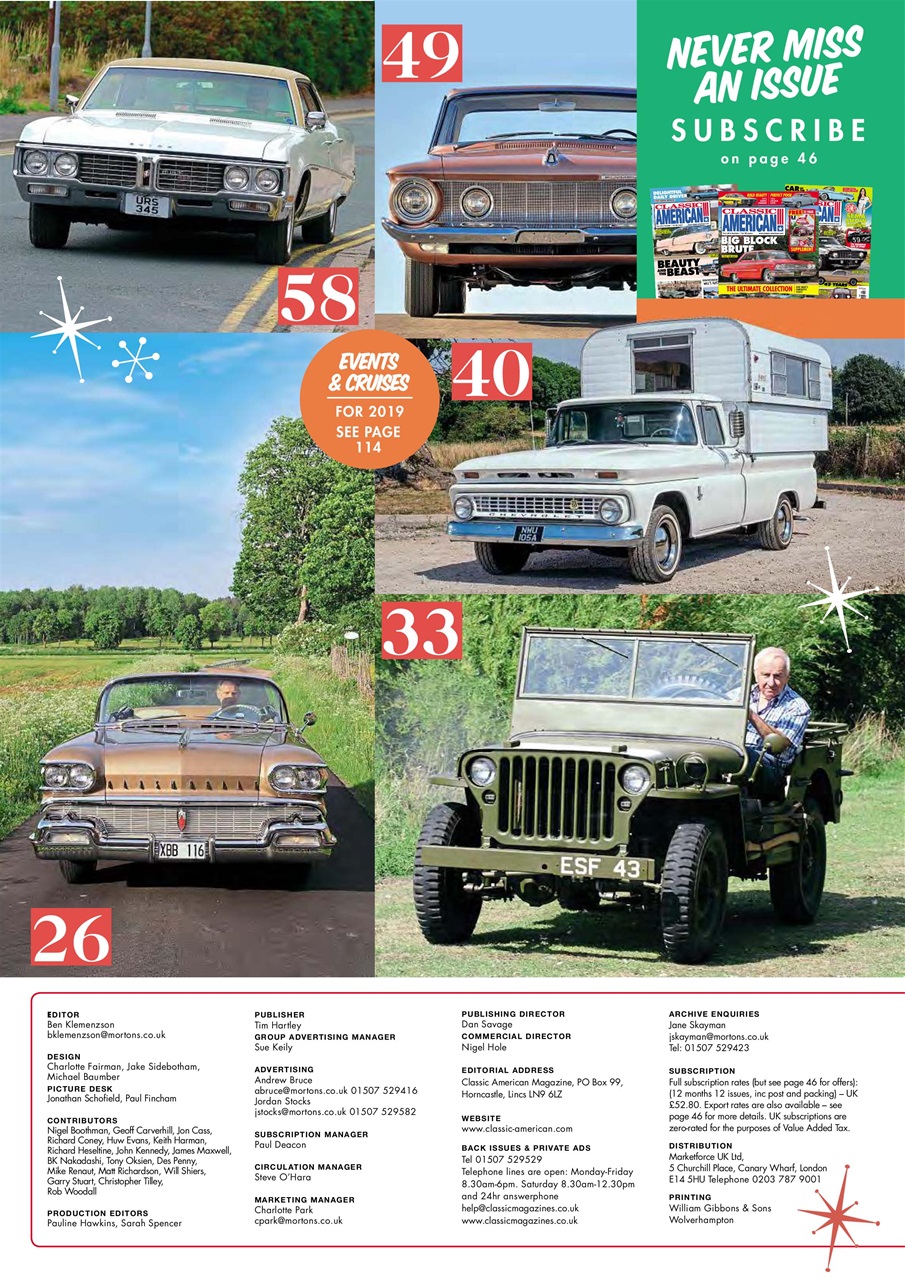 Classic American Magazine Preview Pages