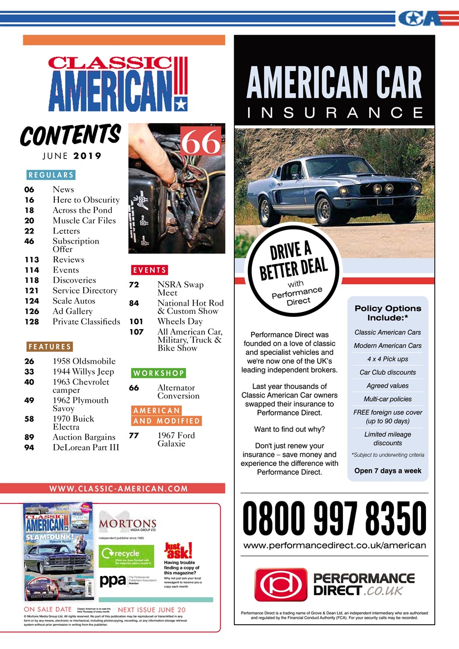Classic American Magazine Preview Pages