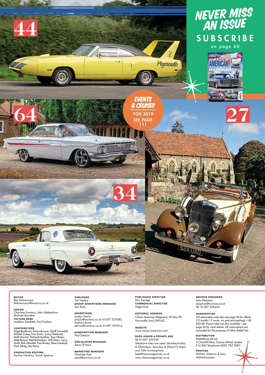 Classic American Magazine Preview Pages