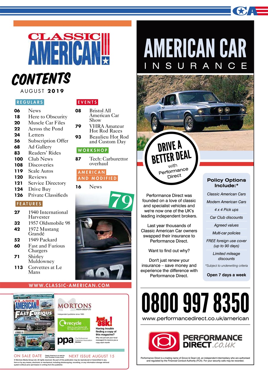 Classic American Magazine Preview Pages