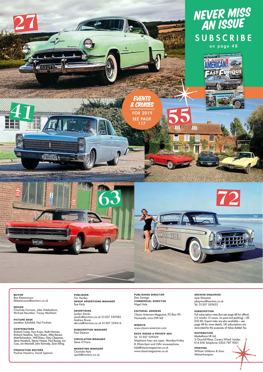 Classic American Magazine Preview Pages