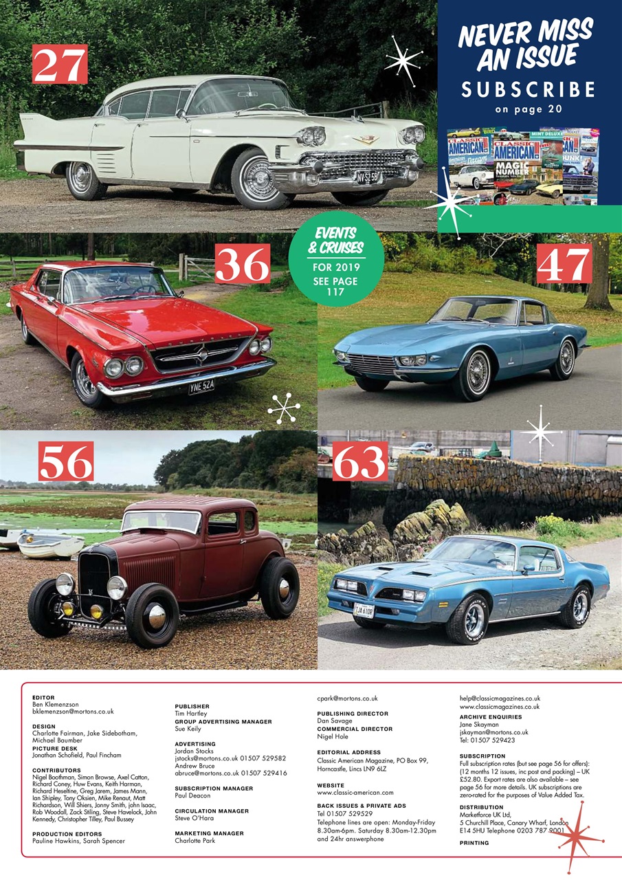 Classic American Magazine Preview Pages