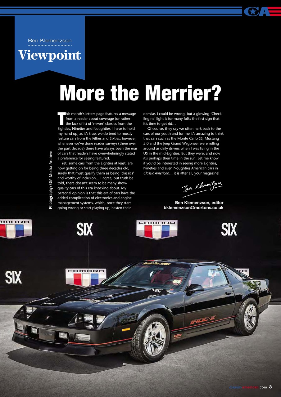 Classic American Magazine Preview Pages