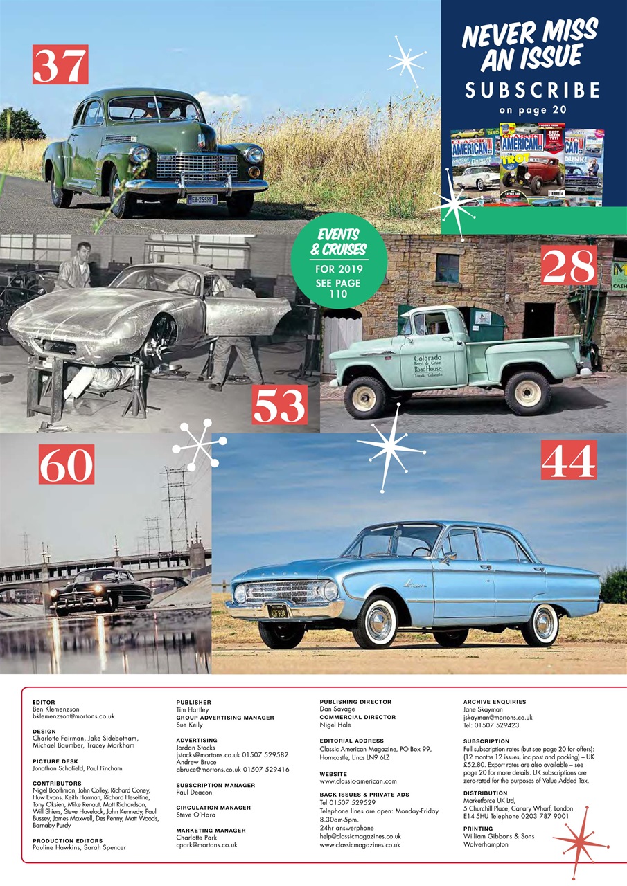 Classic American Magazine Preview Pages