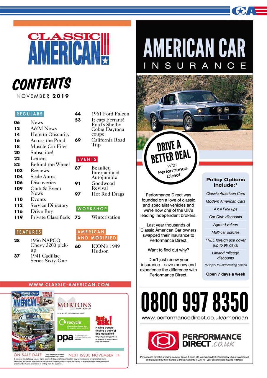 Classic American Magazine Preview Pages