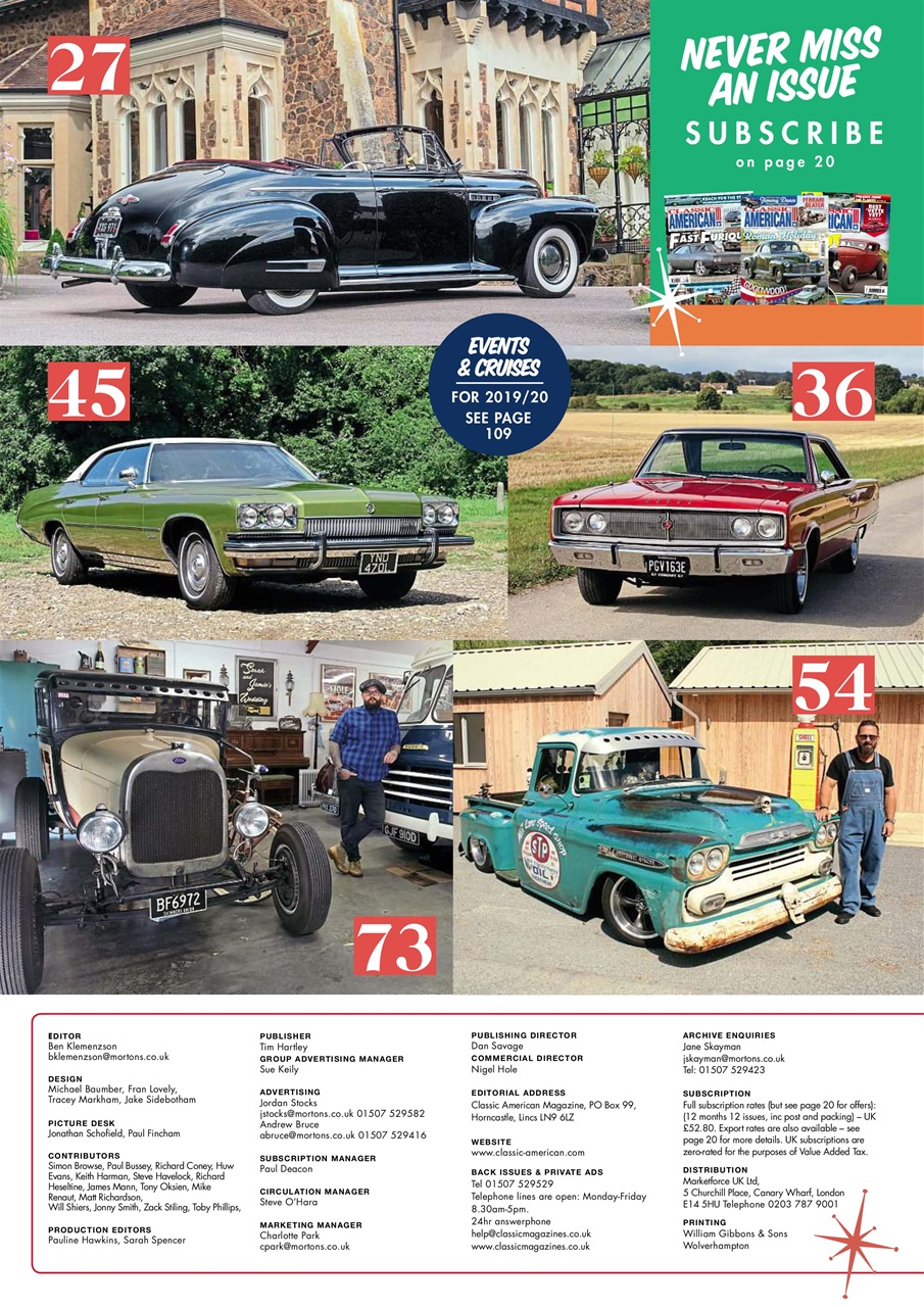 Classic American Magazine Preview Pages