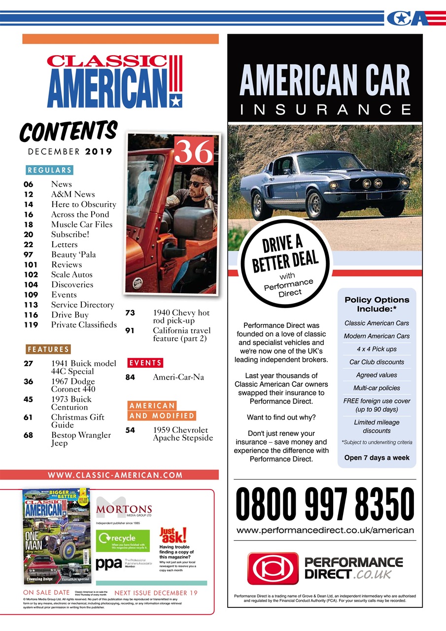 Classic American Magazine Preview Pages