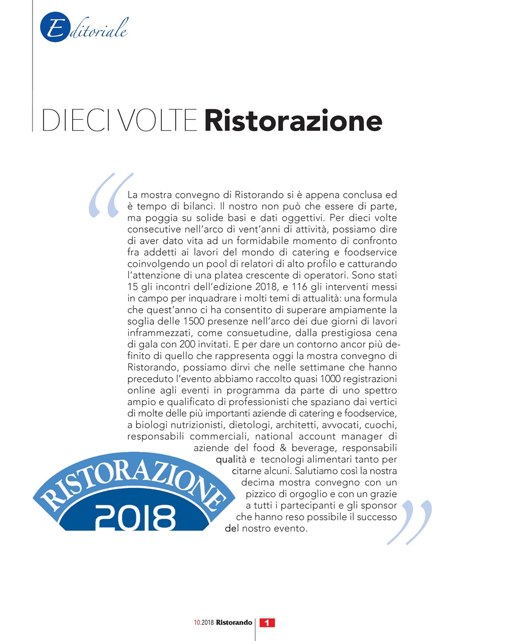 Ristorando Preview Pages