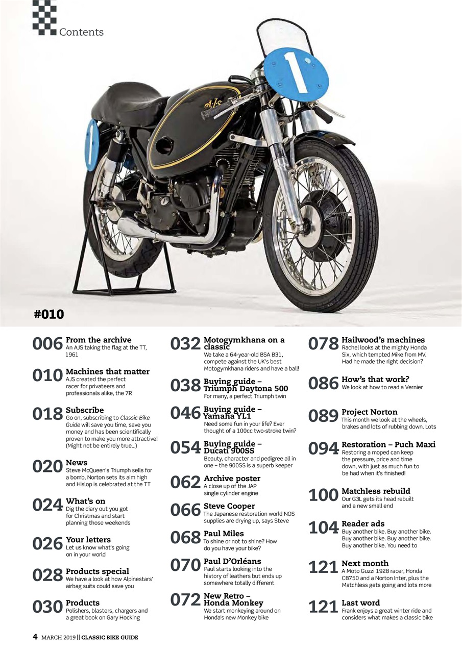 Classic Bike Guide Preview Pages