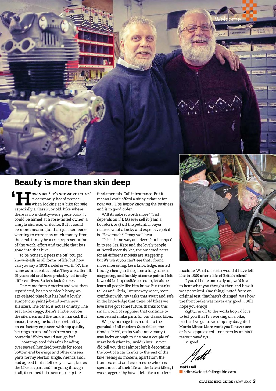 Classic Bike Guide Preview Pages