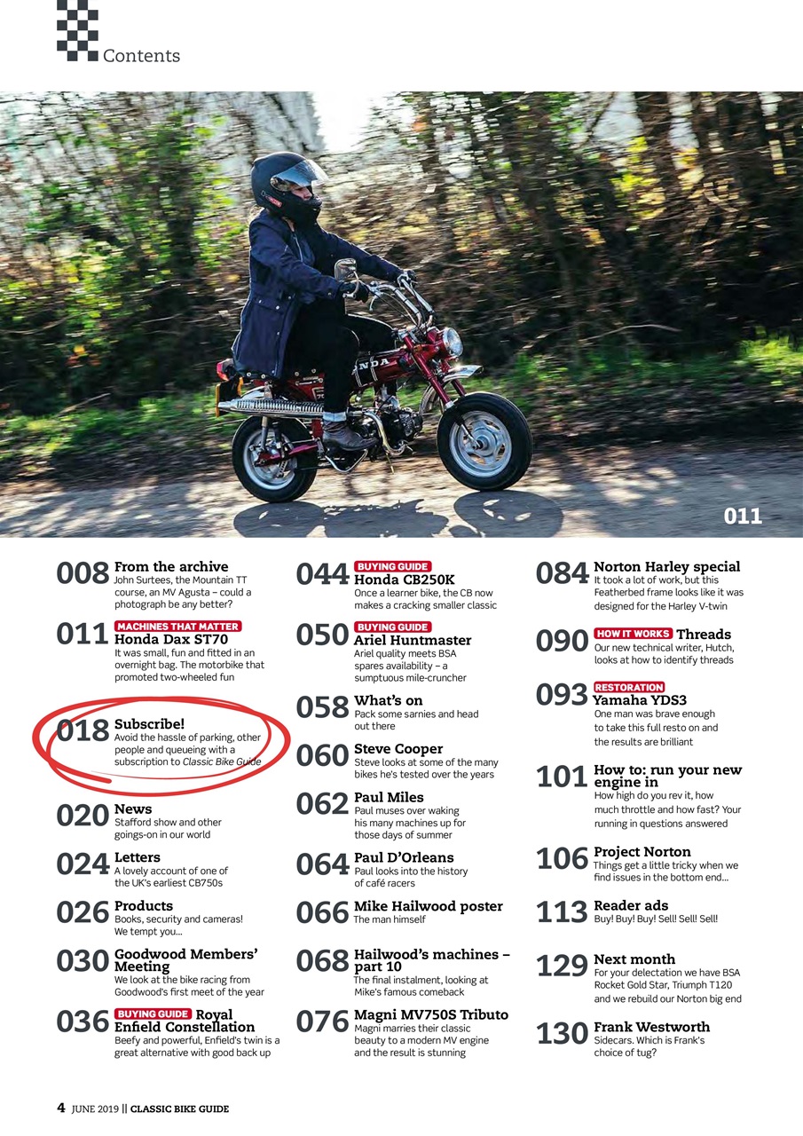 Classic Bike Guide Preview Pages