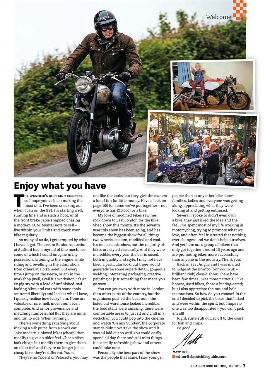 Classic Bike Guide Preview Pages