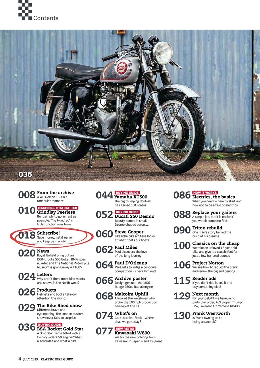 Classic Bike Guide Preview Pages