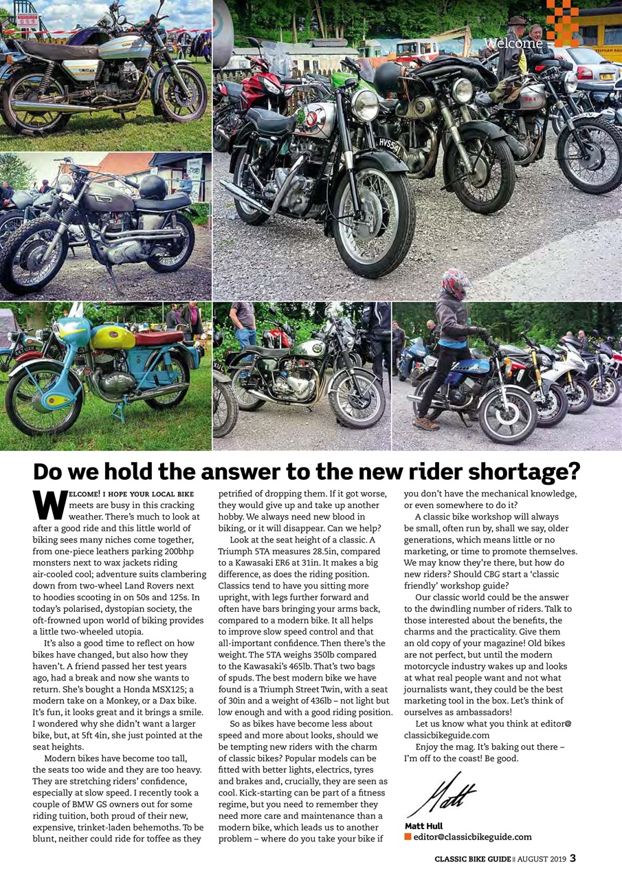 Classic Bike Guide Preview Pages