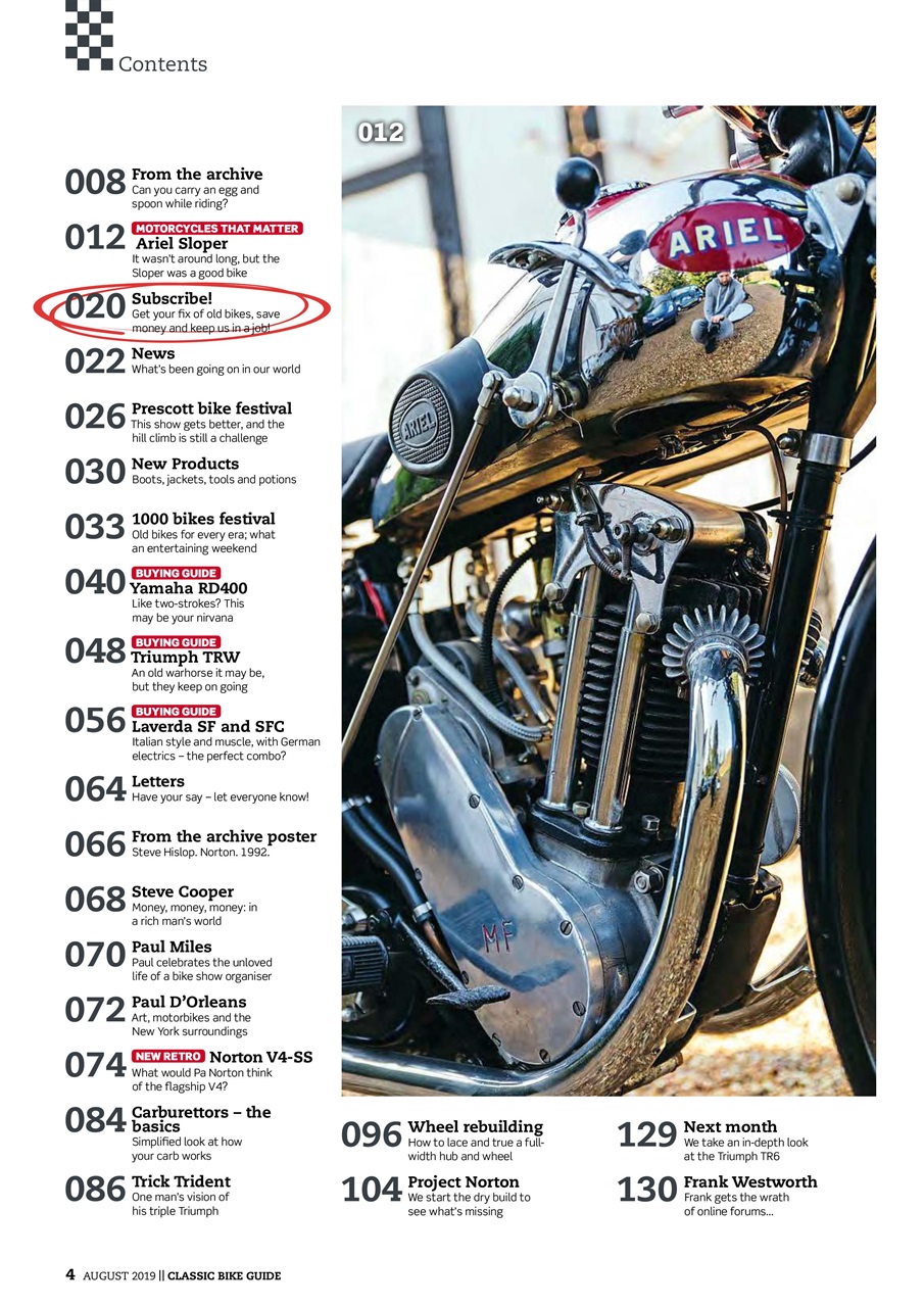 Classic Bike Guide Preview Pages