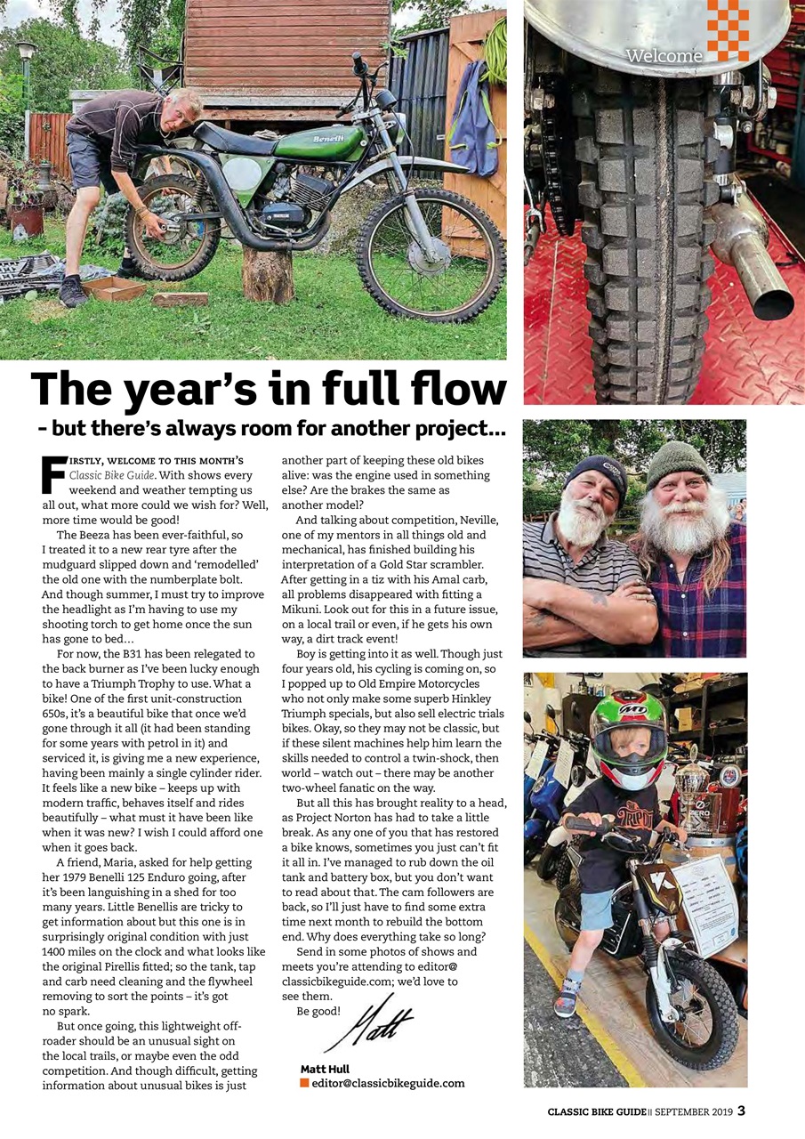 Classic Bike Guide Preview Pages