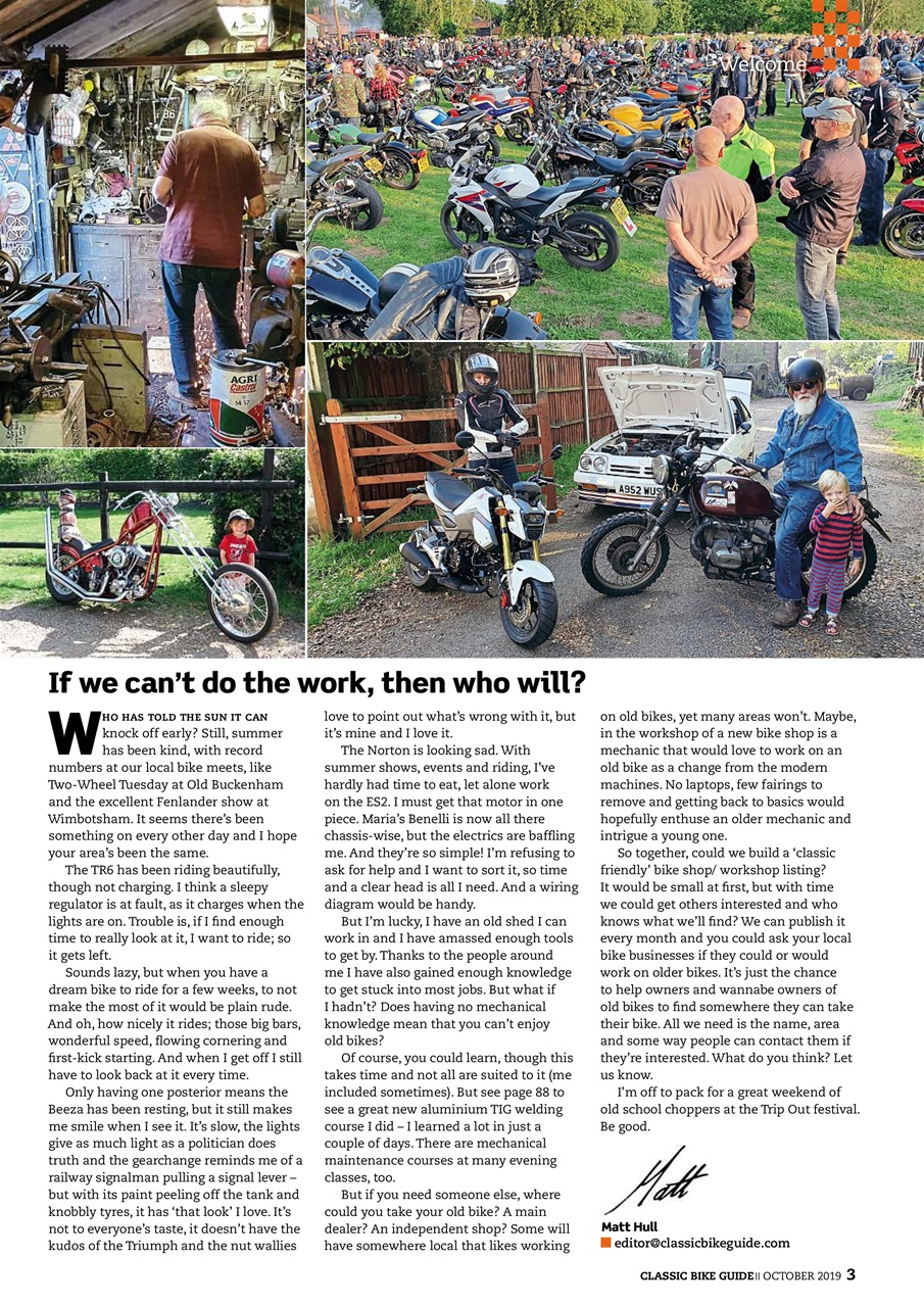 Classic Bike Guide Preview Pages