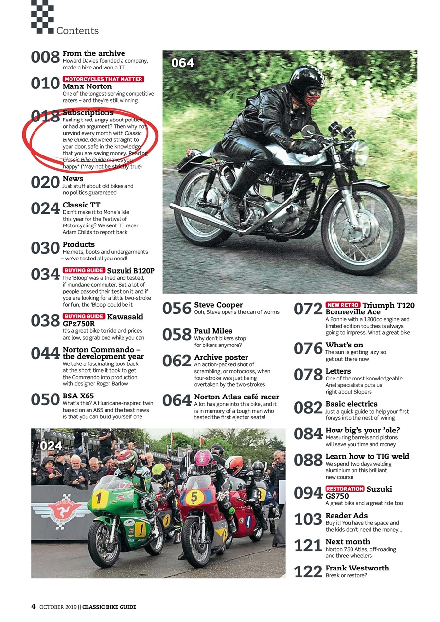 Classic Bike Guide Preview Pages